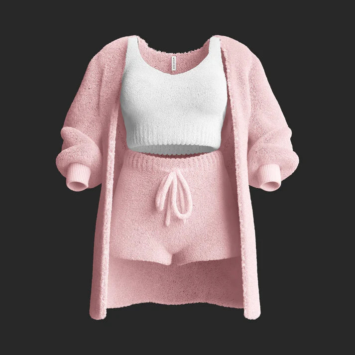 Cosy knit set (3 pieces)