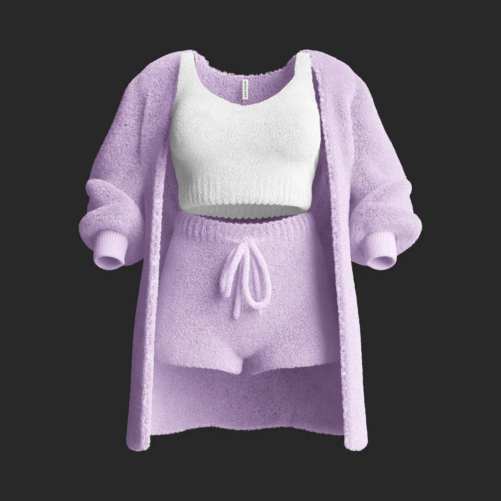 Cosy knit set (3 pieces)