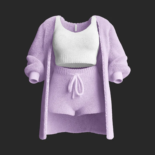 Cosy knit set (3 pieces)
